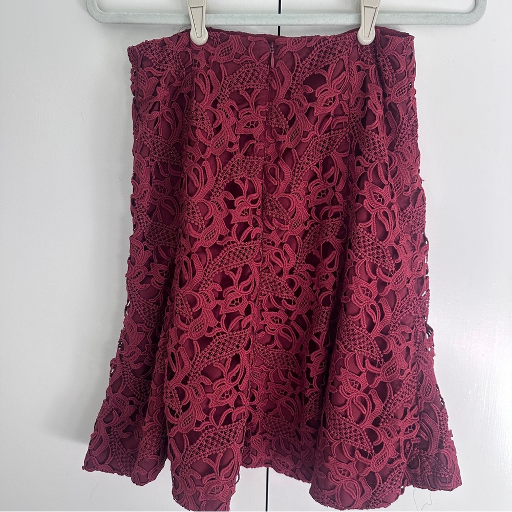 Club Monaco Red Skirt